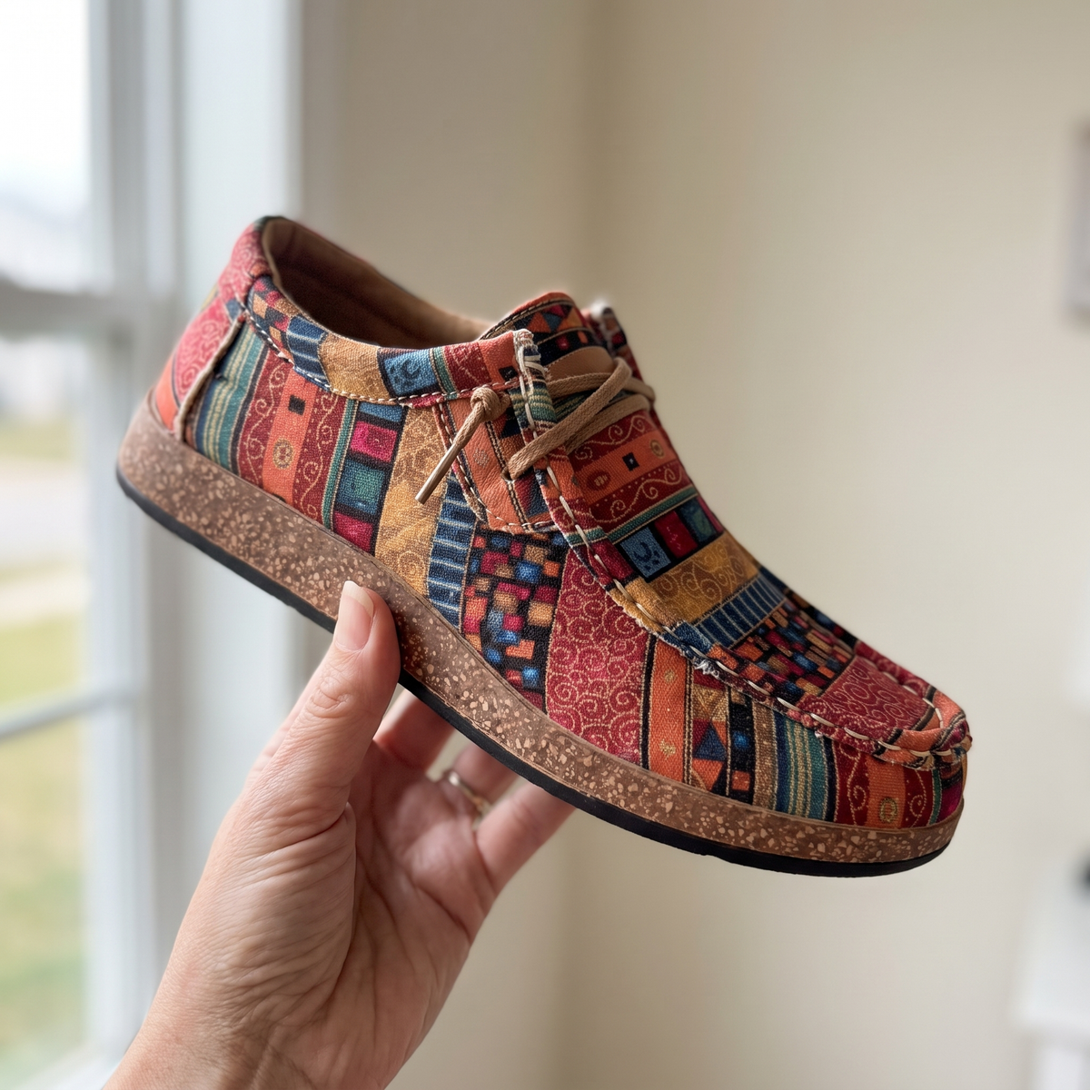 Rochelle | Orthopedic Patterned Sneakers