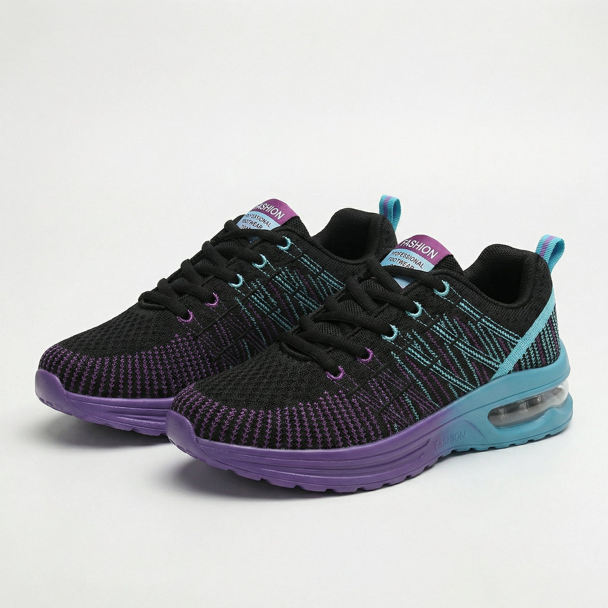 Zoey | Orthopedic Shoes in Black & Purple
