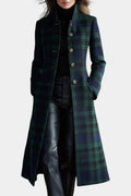 Mary | Tailored Plaid Coat