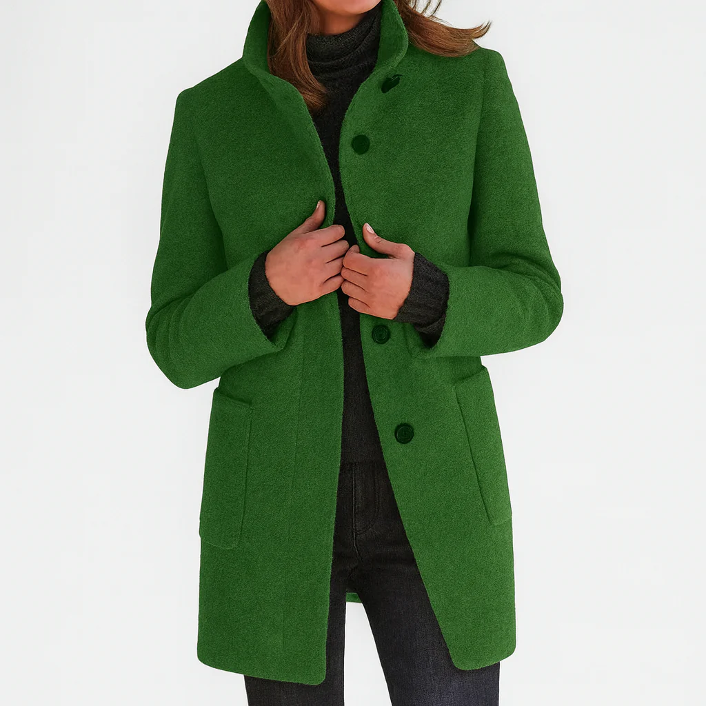 Veronica | Warm, Elegant Coat with a Cosy High Collar