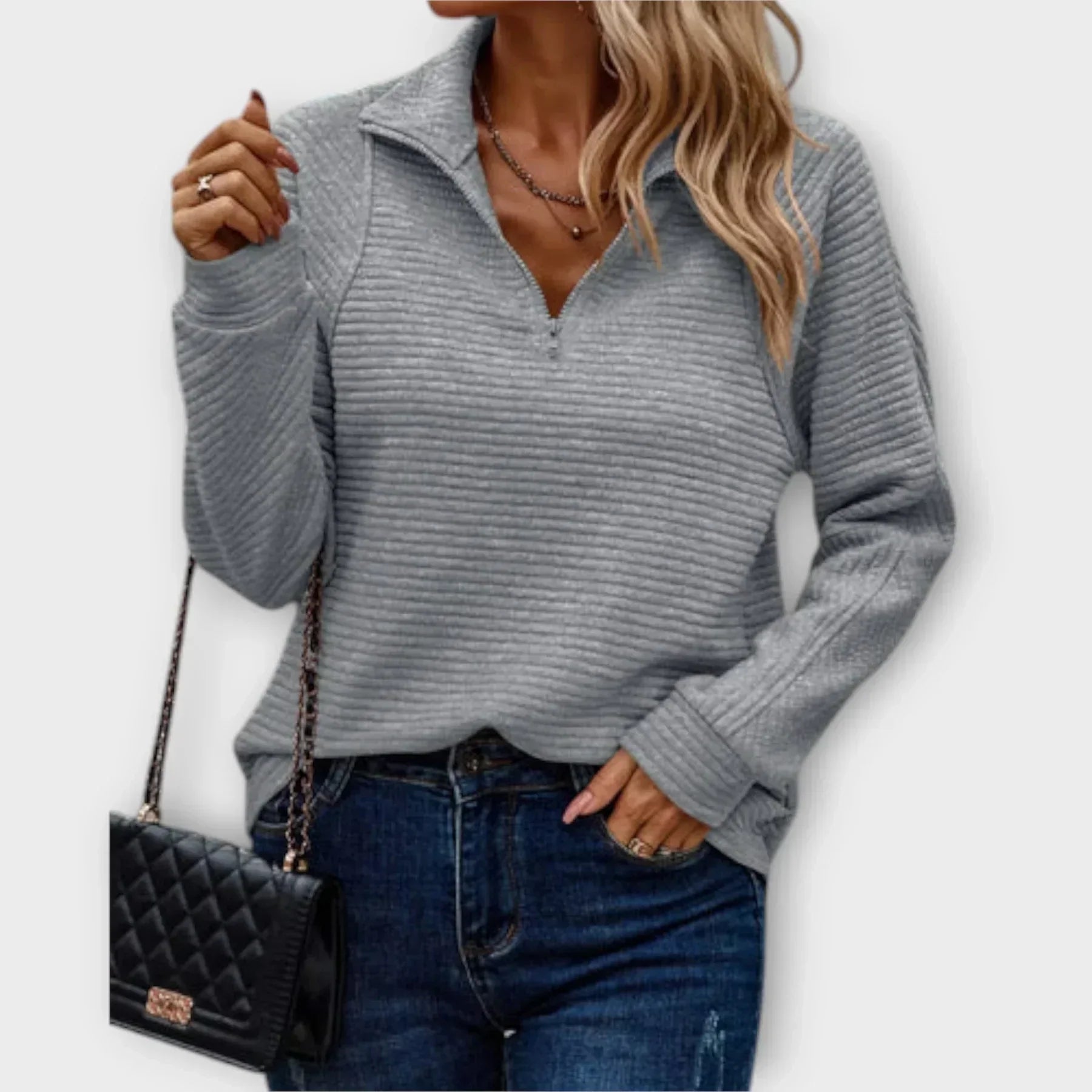Odelia | Half-Zip Sweater
