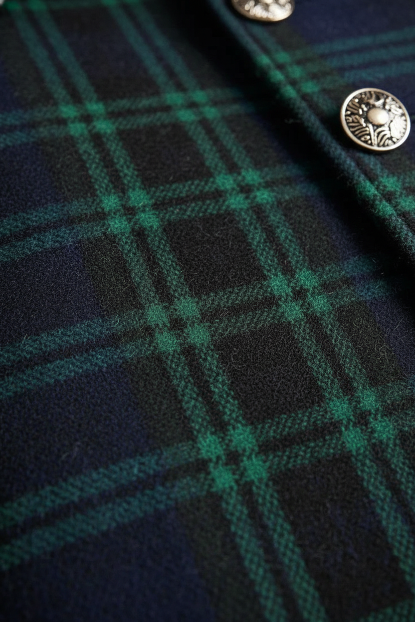 Mariah | Tailored Plaid Coat
