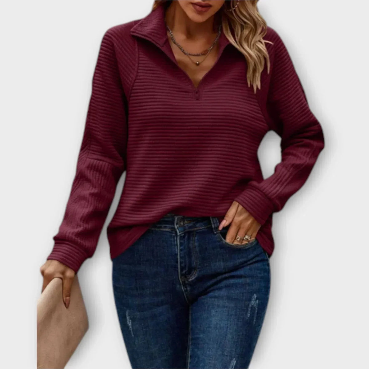 Odelia | Half-Zip Sweater