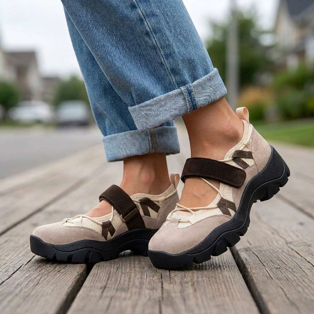 Vicky | Comfort Loafer with Velcro Closure