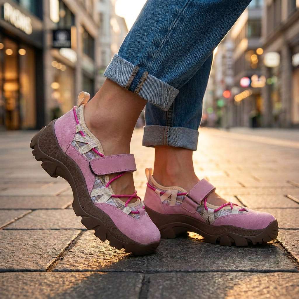 Vicky | Comfort Loafer with Velcro Closure