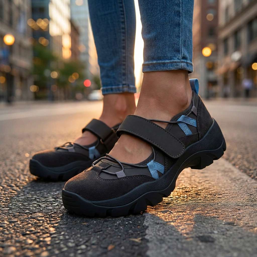 Vicky | Comfort Loafer with Velcro Closure