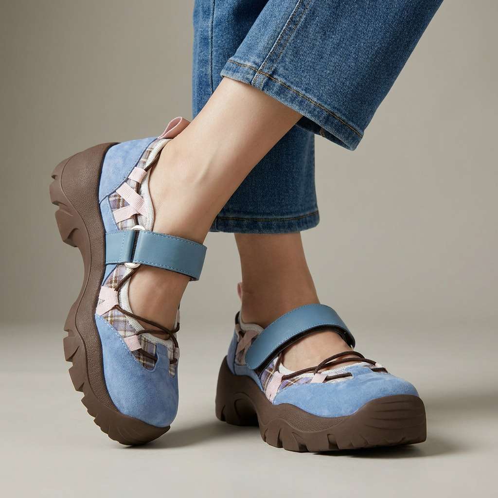 Vicky | Comfort Loafer with Velcro Closure