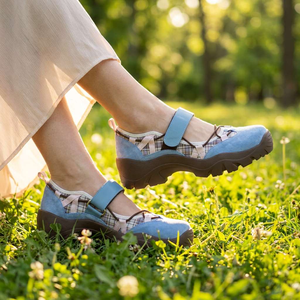 Vicky | Comfort Loafer with Velcro Closure