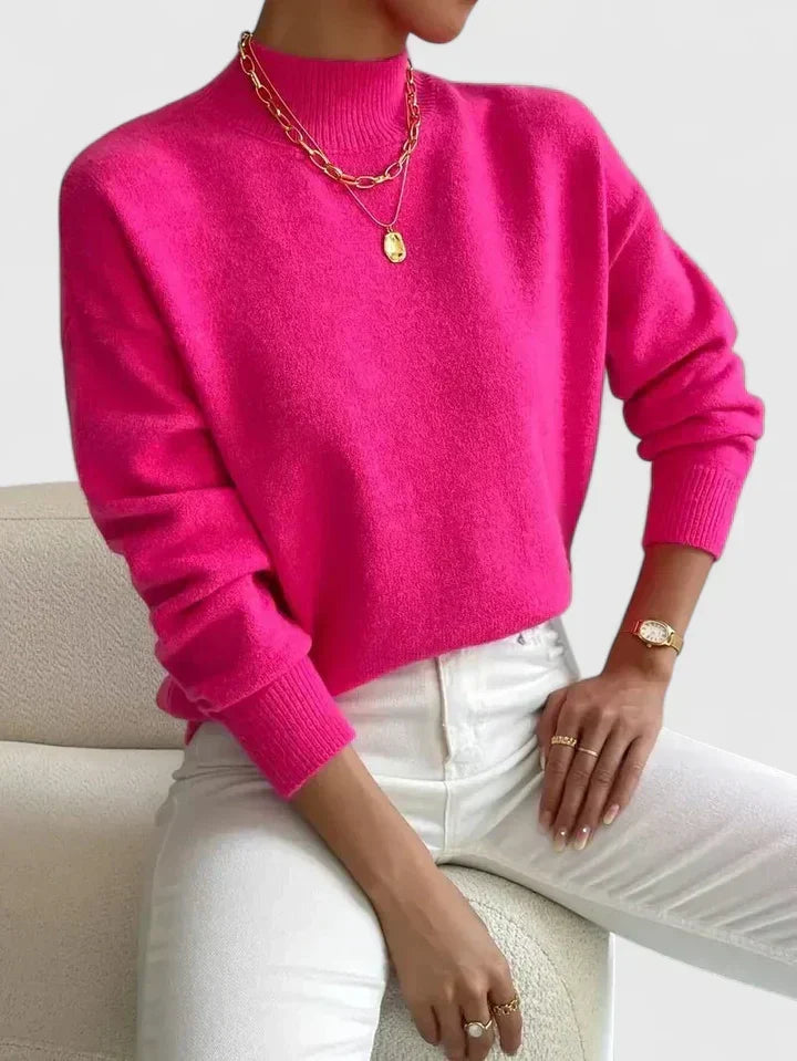 Joyce | Crew Neck Knit Sweater
