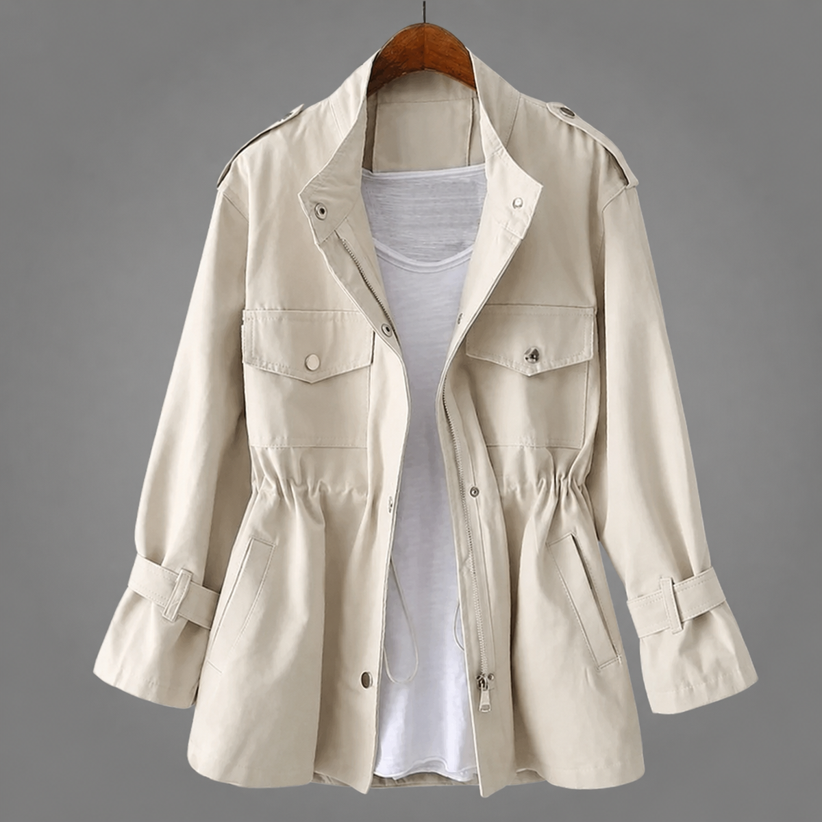 Meredith | Tailored Wool Blend Coat
