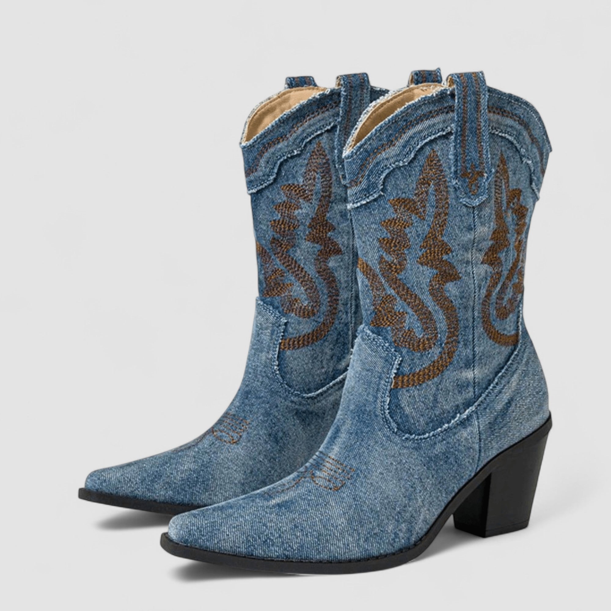 Sandy | Orthopedic Denim Ankle Boots