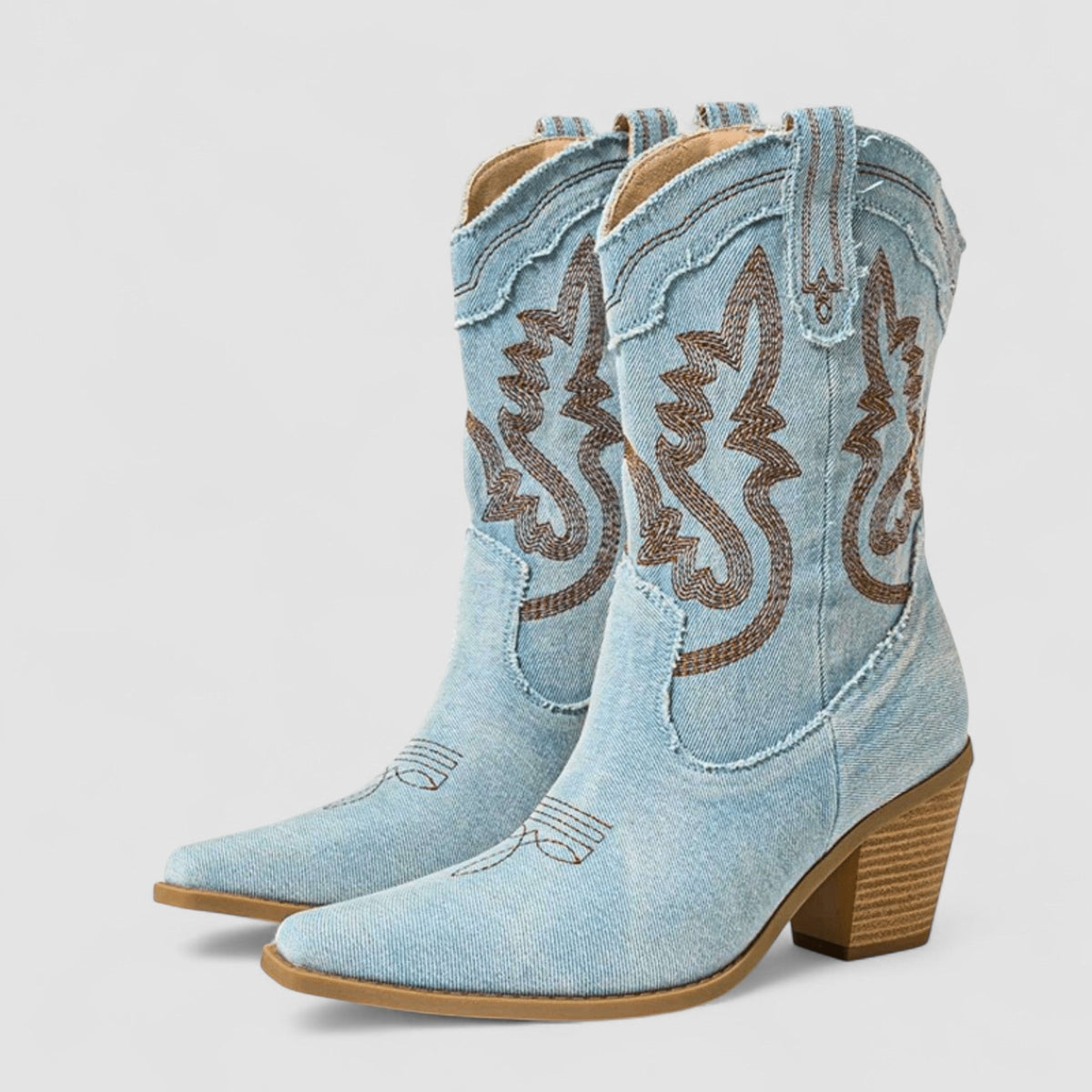 Sandy | Orthopedic Denim Ankle Boots