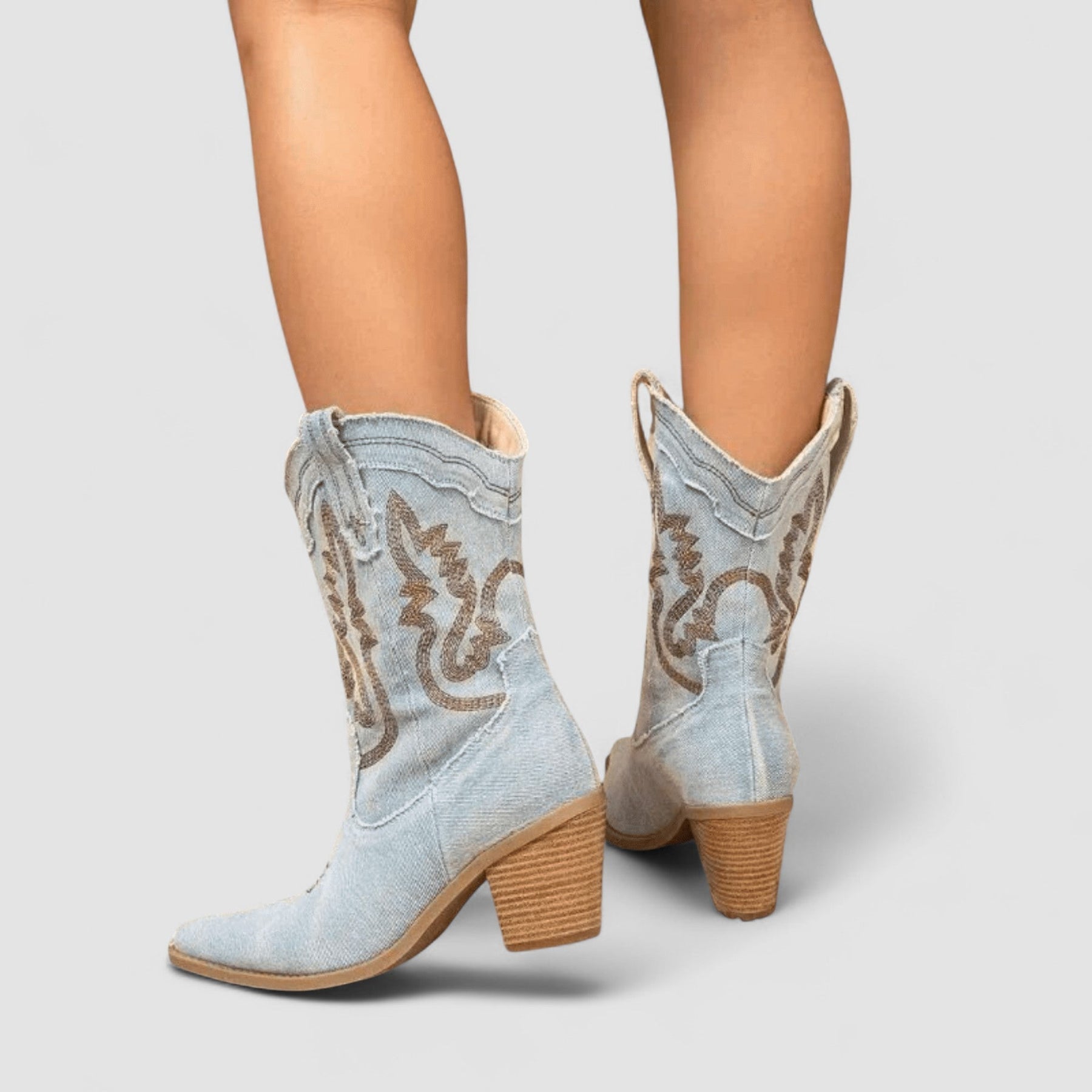 Sandy | Orthopedic Denim Ankle Boots