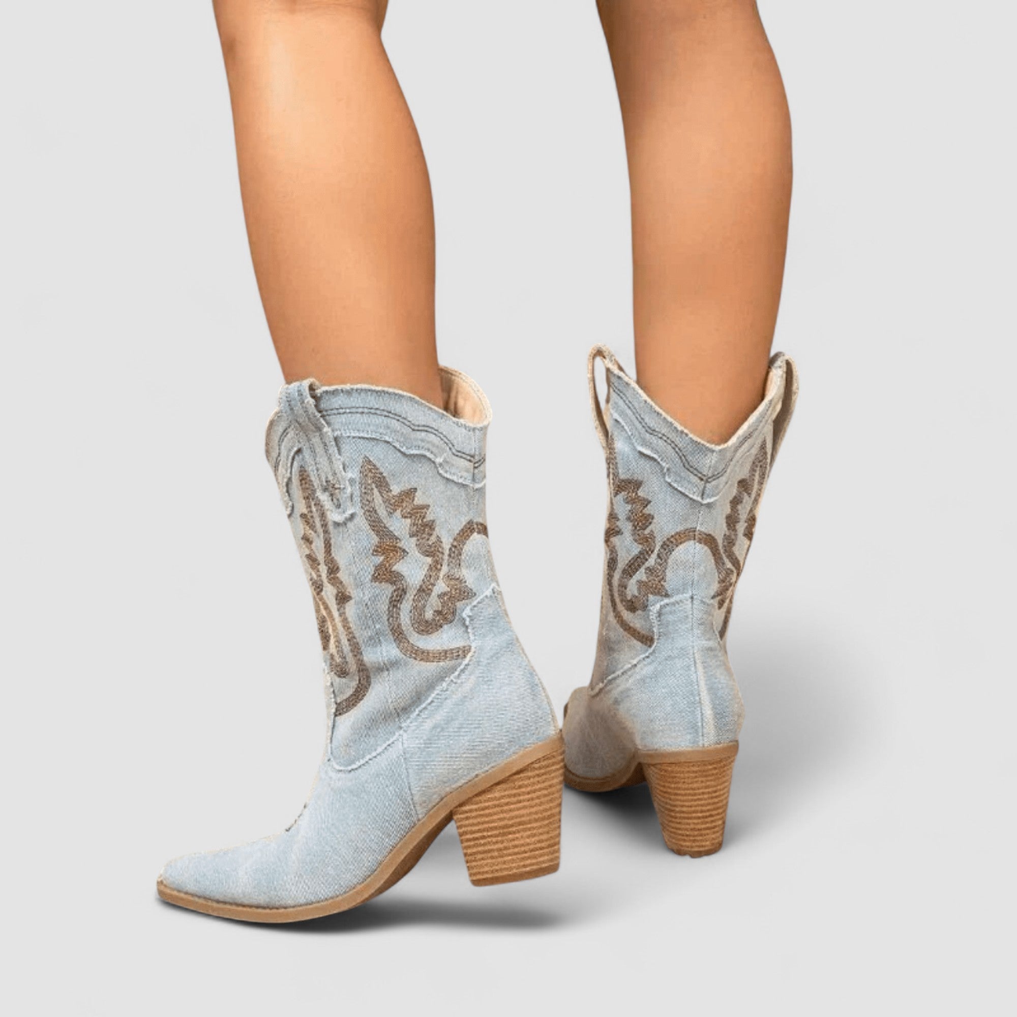 Sandy | Orthopedic Denim Ankle Boots