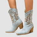 Selena | Orthopedic Denim Ankle Boots