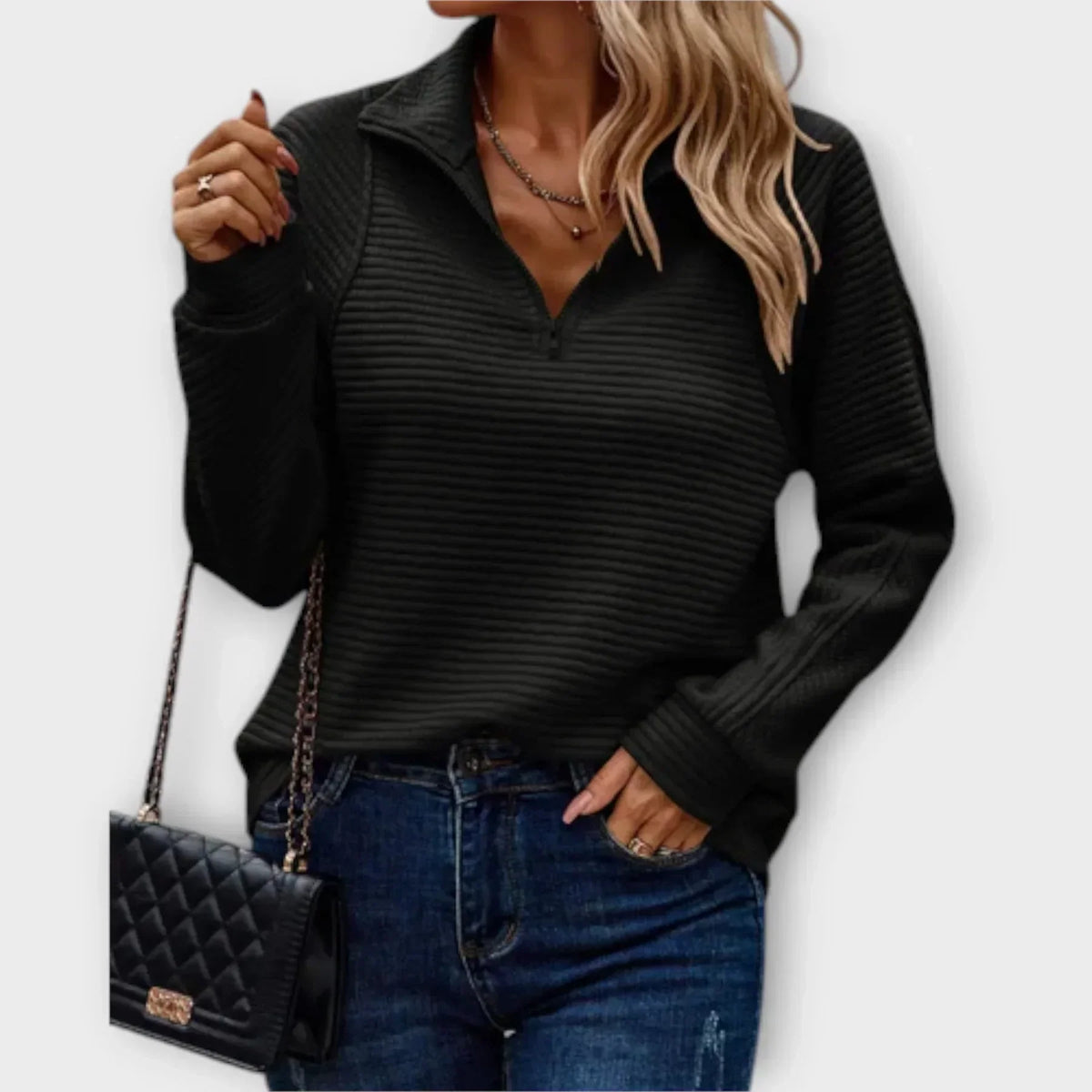 Odelia | Half-Zip Sweater