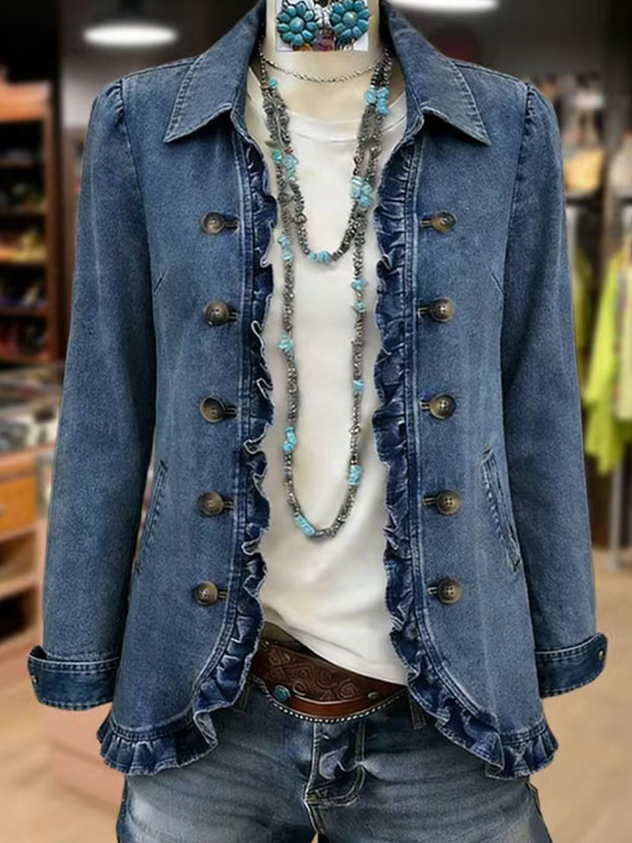 Rosanna | Ruffle-Trim Jacket