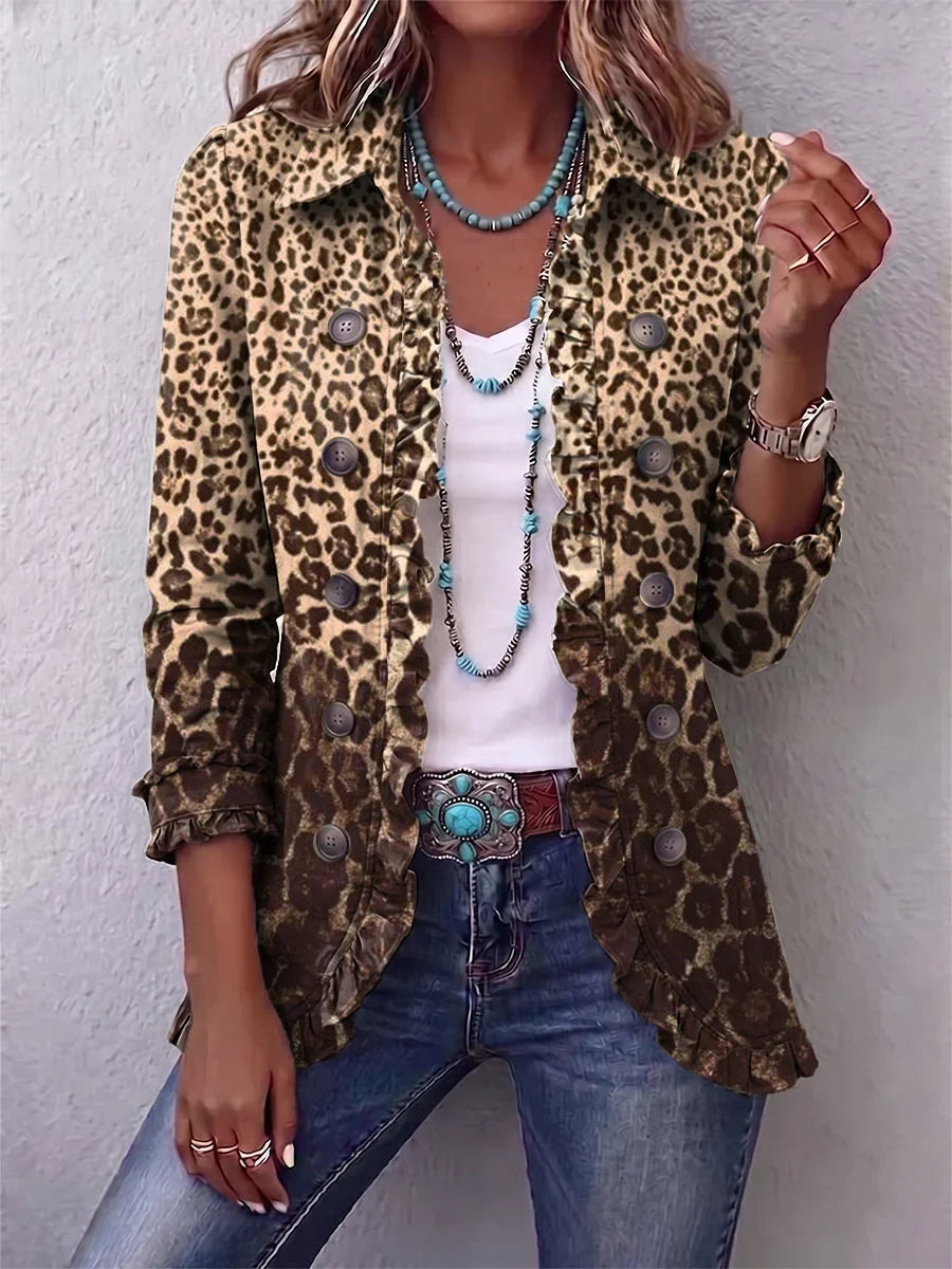 The Lois | Boho Ruffled Jacket