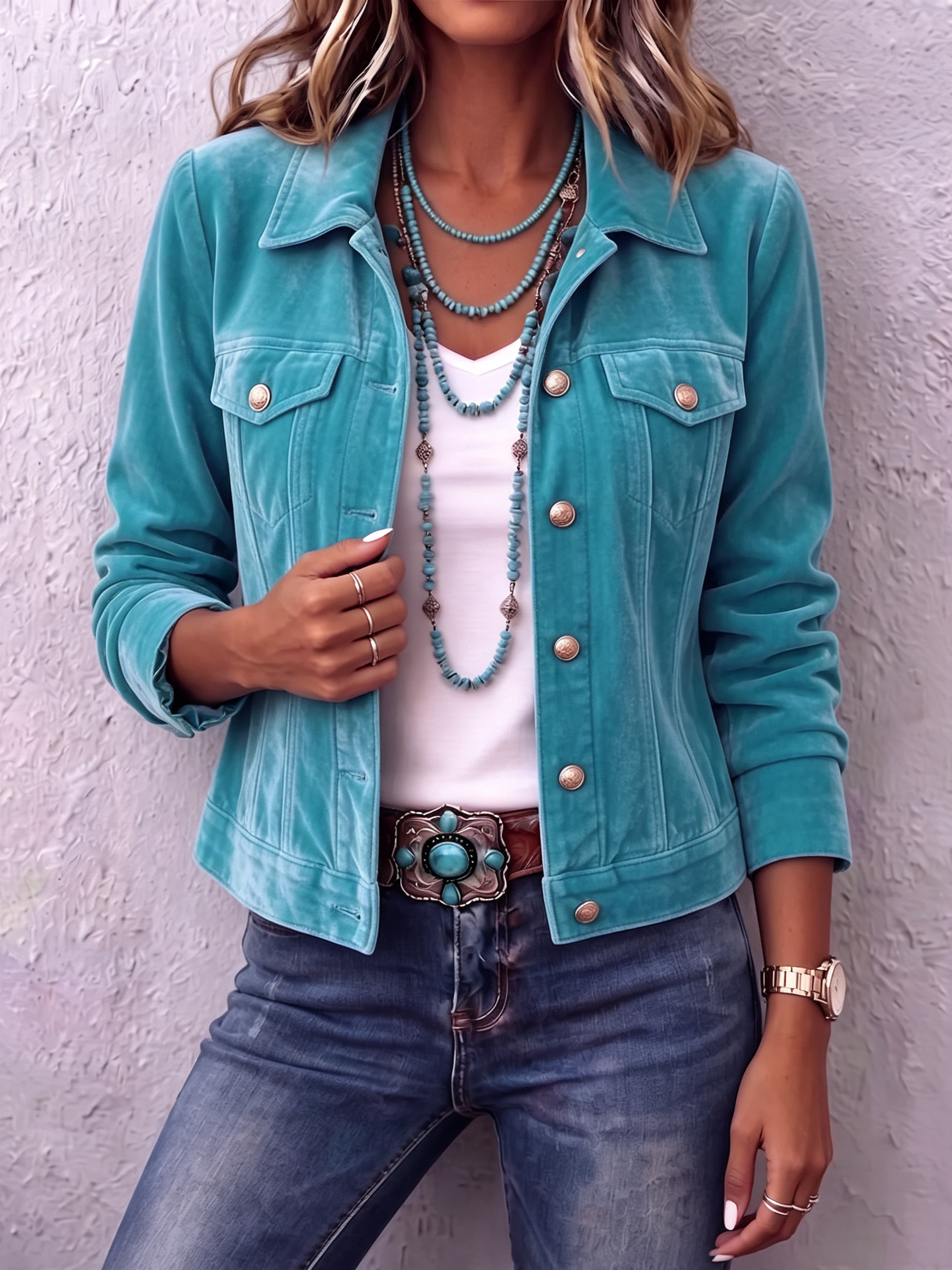 Dianne | Boho Vintage-Inspired Velvet Jacket