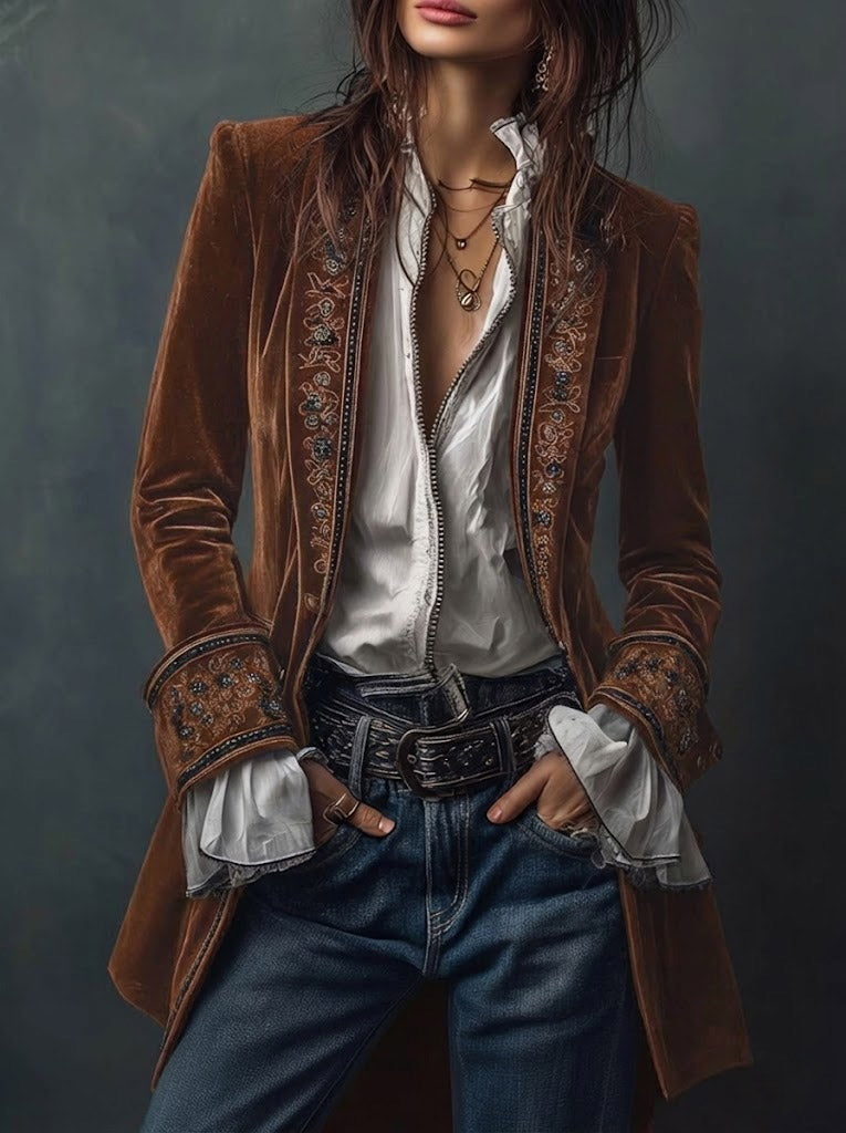 Erin | Long Vintage Jacket