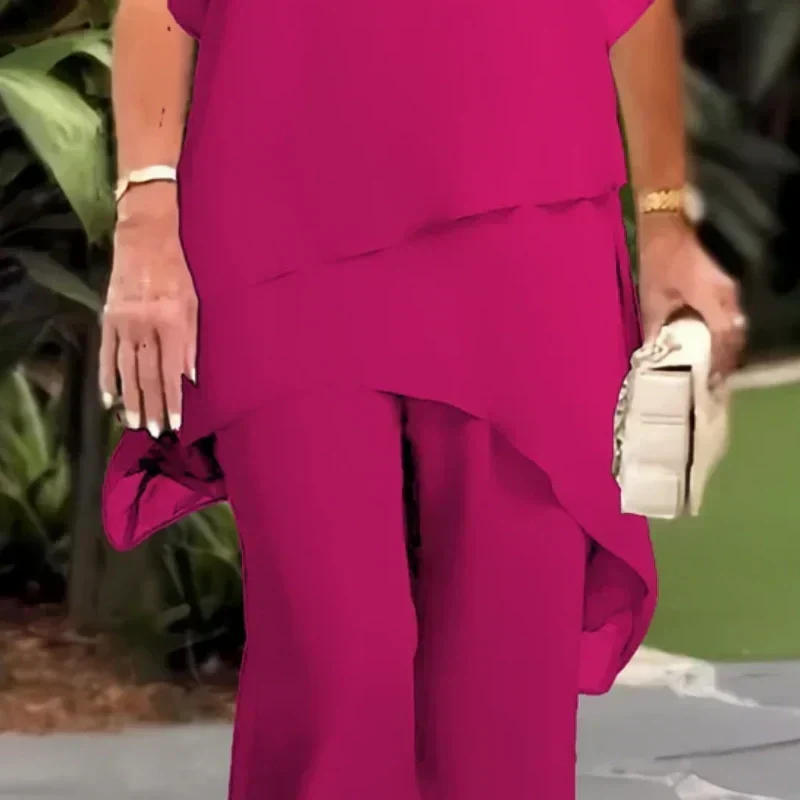 Becca | Elegant Asymmetrical Two Piece Set