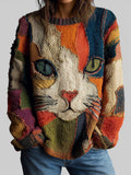 Zayla | Artistic Cat Statement Top