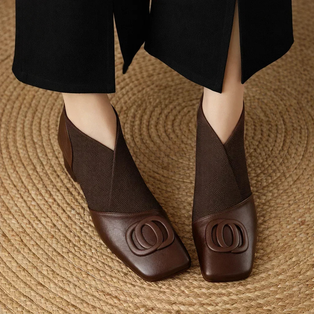 Mia | Opium Leather Boots