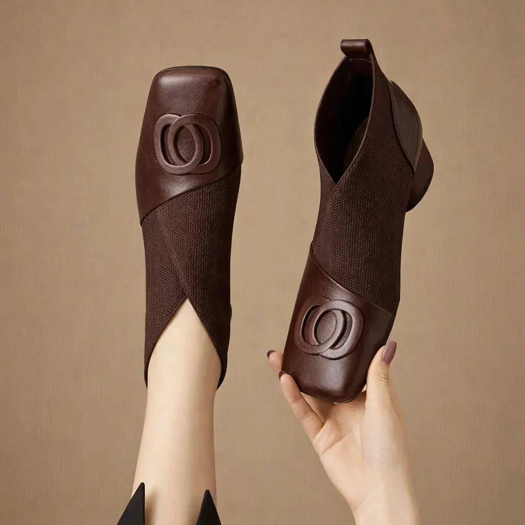 Mia | Opium Leather Boots