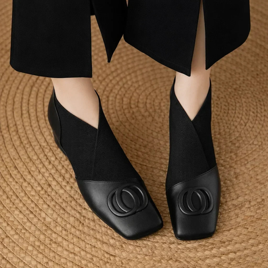 Mia | Opium Leather Boots